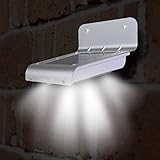 Jimeng　16 LEDソーラーライト　ワイヤレス音声センサー　室内室外照明/軒先/壁掛け/庭先/玄関周りなど対応　夜間自動点灯　防水