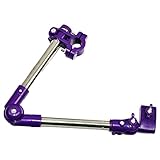 STARDUST 傘 スタンド 折り畳み 自転車 ベビーカー カート 雨 日除け パイプ チェアー テーブル 傘立て 固定 ホルダー (パープル) SD-KASASUTA-PP