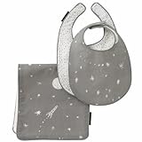 DwellStudio Bib and Burp Set, Galaxy Dusk by Dwell Studio