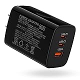 Viviber USB-C PD 充電器 65W GaN窒化ガリウム採用 Type-C 急速充電器 タイプC USB充電器 Type-A*1ポート+Type-C*2ポート PD対応 iPhone15 ACアダプター 3ポート USB コンセント PSE認証済み Macbook AC式充電器 iPad acコンセント【iPhone 15/14シリーズ/ノートPC/タブレット/スマホ対応】