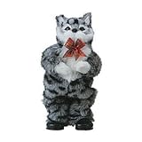 ダンシングキャット（踊る猫・ネコ） グレー