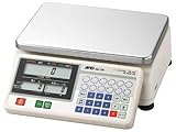 A&D 検定付き店舗用料金はかり SQ-15K ≪ひょう量:15000g 最小表示:2~5g(使用範囲:40~15000g) 皿寸法:300(W)*210(D) mm 検定付:8地域≫