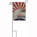 12X18 Usa America American Eagle Us Sleeved Garden Stand 12X18 Flag [並行輸入品]
