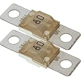 Blue Sea Systems midiã ¯ Â ¿ Â ½またはamiã ¯ Â ¿ Â ½ヒューズ、ホワイト、80 A、( 2 ) 5255