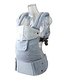 リルベビー LILLEBABY 抱っこ紐 【正規代理店輸入】 COMPLETE 6-in-1 6WAYベビーキャリア オーガニック (パウダーブルー) lb1003-03 新生児(3.2kg)-約4歳