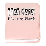 CafePress – Krav Maga Martial Arts Baby Blanket – スーパーソフトベビー毛布、新生児おくるみ 標準 ピンク 794577653-0-173-0