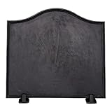 ブラック鋳鉄Plain Fireback – 22 x 24インチ