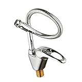 Fenteer 真鍮製　銅ボディ　360度　錆びない　蛇口　キッチン　全3種類 - クロム2