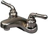 Ultra UF08342C Two-Handle Brushed Nickel Non-Metallic Series Lavatory Faucet [並行輸入品]