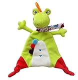 Naovio Baby Toddler Toy Cute Cartoon Frog Animal Soft Teething Security Blanket Comforter Blanekts [
