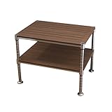 ルミナス ポール径25mm ラック ルミナス 木製棚テレビ台 TV台E 60W ブラウン NTYPEE60BR