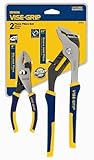 IRWIN Tools VISE-GRIP Pliers Set, 6-Inch Slip Joint and 10-Inch Groove Joint (2078701) by IRWIN [並行輸