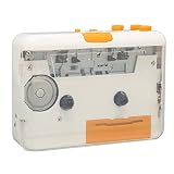 USBカセットからMP3へのコンバーター、カセットプレーヤーポータブルミュージックテーププレーヤーからデジタルコンバーターへのUSB経由、テープからMP3へのコンバーター（イヤホン付き）