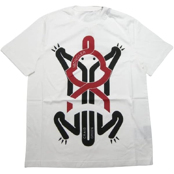 MONCLER　ボックスロゴ　Tシャツ　サイズL MONCLER ロゴ Tシャツ ホワイト Lサイズ - メルカリ