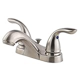 Pfister lfwl2230 Kクラシック2-handle 4インチCentersetバスルーム蛇口でつや消しニッケル