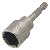 uxcell　ソケットビット 磁気ナットセット　ヘックスドライバービット　　6.3ｍｍのシャンク　16ｍｍのソケット