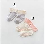 ベビーソックス　１０-１2cm 0歳-4歳くらい 選べる2色 滑り止め付き カラー無地　ベビー靴下 男女兼用 男の子用　女の子用 赤ちゃん 靴下 2点セット 梱包 できます