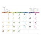 ユナイテッドビーズ 2018年 カレンダー 壁掛け A4 Lタイプ CL181-L-A4