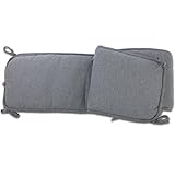 Baby Boum 28 x 400cm Appliqued Padded Playpen Bumper from The Sprint Collection (Grey) by Baby Boum