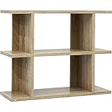 ワイエムワールド 本棚 ディスプレイラック 木製 4段 幅89cm ホワイトオーク 00-380