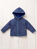F.O.KIDS (エフオーキッズ) ベビー キルティング ジャケット 赤ちゃん ベビー服 こども服 男の子 女の子 コート 90㎝ ネイビー