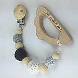 Mamiami Home おしゃぶり アクセサリー シリコーンクリップ 噛がため クラウド ペンダント