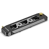 SMALLRIG NATOレール カメラ用アクセサリー ユニバーサルクイックリリース 安全レール 長さ70mm NATOハンドル カメラケージ用 1/4"ネジ と安全ピン付き BUN2483B