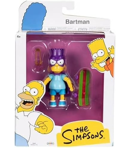 Amazon.co.jp: シンプソンズ バートマン アクションフィギュア 高さ5