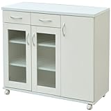 ミニ ガラスキャビネット　アンティーク風