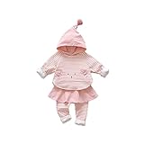 子供上下セット服 女の子 服 長袖 秋 Pojour パーカー＆スカッツ 可愛いベビールームウェア 子供普段着 カジュアル スポーツ 旅行 記念日 プレゼント ピンク