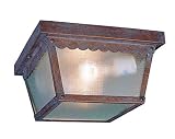 Volume Lighting V7232-22 2-Light Outdoor Ceiling Mount, Prairie Rock [並行輸入品]