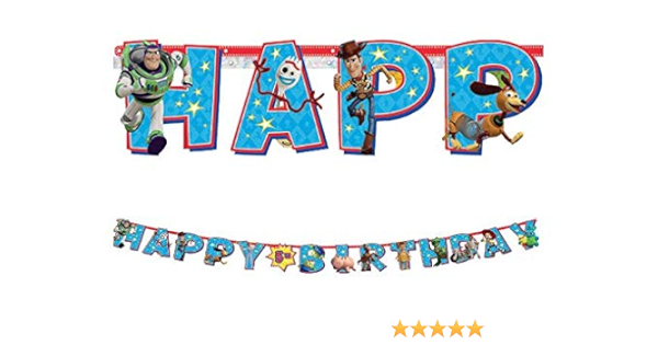 Amazon Co Jp トイストーリー 4 パーティーグッズ 誕生日 飾り バナー キット Banner Kit旗 のぼり 横断幕 並行輸入品 Toystory4 Banner おもちゃ