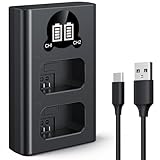K&F CONCEPT NP-FW50 充電器 カメラ NP FW50 バッテリー チャージャー 電池残量表示 Sony対応 カメラ電池充電器 ソニーに対応 バッテリー充電器 Type-C USB
