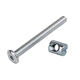 Flammi 10個パック家具Cot Bedボルトアレンヘッド・バレルナット6 mm m6 X 60 MM亜鉛メッキ