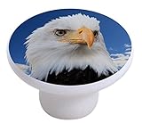 Carolina Hardware and Decor 2400 Eagle Head Ceramic Cabinet Drawer Knob by Carolina Hardware and Dec