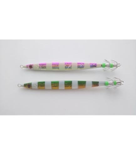 Amazon.co.jp: 63 コモ イカジグ 烏賊JIG HYBRID 110g レッド