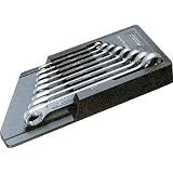 ＨＡＺＥＴ（ハゼット）:HAZET 両口めがねレンチセット(ストレート) 8丁セット 610N/8RS 型式:610N/8RS（1セット:8丁入）