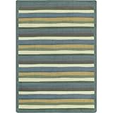 Joy Carpets Kid Essentials Active Play & Juvenile Yipes Stripes Rug Soft 5'4 x 7'8 [並行輸入品]
