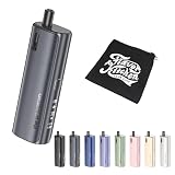 【2/SOUL】GEEKVAPE SOUL 2 ギークベイプ ソウル2｜大容量2100mAh＆爆速充電・前作カートリッジ互換｜FlavorKitchenオリジナルポーチ付属/VAPEスターターセット (Urban Gray)