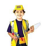 Little Big World Construction Worker Deluxe Costume [並行輸入品]