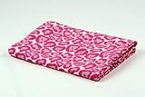 Bacati Ikat Pink Leopard One Swaddling Muslin Blankets by Bacati [並行輸入品]