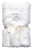 LUXE BABY Cloud Faux Fur Stroller Blanket, Cream by Luxe Baby