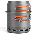 Fire-Maple Aluminum Heat Exchange Cooker, Genuine Japanese Product, 3 Year Warranty (217 0.9L + 0.5L)