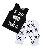 ベビー 服 夏 シャツ ロングパンツ セット綿 子供 女の子 男の子 ブラック 白 かっこいい かわいい 70 80 90 100cm (90=1〜2年)