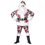サンタクロース コスプレ 衣装 コスチューム 迷彩 カモフラ ミリタリー メンズ 大人 男性用...