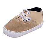 Hzjundasi 赤ちゃん シューズ ガールズ ボーイズ キャンバス 幼児 アンチスリップ 最初のウォーキング 靴 0-24ヶ月 12 色 内側の長さ:12cm(4.72in)