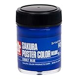 サクラクレパス 絵の具 ポスターカラーDX 45ml コバルトブルー PWD45ML#142