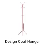 パイプポールハンガー 丈夫なスチール製 ピンク