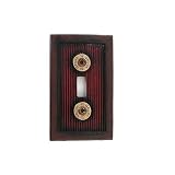 5" Single Light Switch Cover with 12 Gauge Shotgun Shells, Set of 3 [並行輸入品]