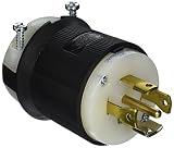 Hubbell HBL2811 Locking Plug, 4 Pole, 5 Wire, 30 amp, 120/208V, L21-30P [並行輸入品]